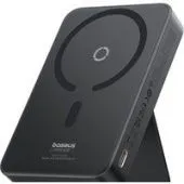 Внешний аккумулятор Baseus MagPro Magnetic Bracket Wireless Fast-Charging Power Bank 20W 5000mAh (черный) Внешний аккумулятор Baseus MagPro Magnetic Bracket Wireless Fast-Charging Power Bank 20W 5000mAh (черный)
