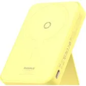 Внешний аккумулятор Baseus MagPro Magnetic Bracket Wireless Fast-Charging Power Bank 20W 5000mAh (желтый) Внешний аккумулятор Baseus MagPro Magnetic Bracket Wireless Fast-Charging Power Bank 20W 5000mAh (желтый)