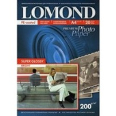 Фотобумага Lomond Super Glossy Bright A4 200 г/кв.м 20 листов (1101112)