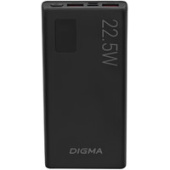Внешний аккумулятор Digma DGPF10A 10000mAh (черный)