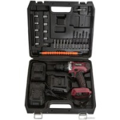 Дрель-шуруповерт Pioneer Tools CD-M2012C-USP (с 2-мя АКБ, кейс, оснастка)