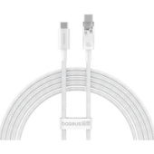 Кабель Baseus Explorer Series Fast Charging with Smart Temperature Control USB Type-C USB Type-C (2 м, белый)