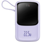 Внешний аккумулятор Baseus Qpow Pro Digital Display Fast Charge 22.5W 20000mAh (сиреневый)