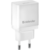 Сетевое зарядное Defender EPA-10 (белый)