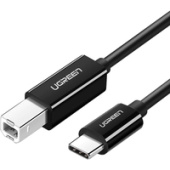 Кабель Ugreen US241 80811 USB Type-B - USB Type-C (1 м, черный)
