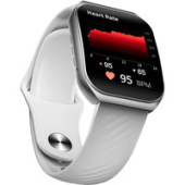 Умные часы QCY Watch GS 2 (серебристый/белый)