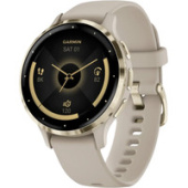 Умные часы Garmin Venu 3S (френч-грей, с силиконовым ремешком)