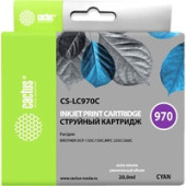 Картридж CACTUS CS-LC970C (аналог Brother LC970C)