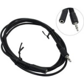 Удлинитель VCOM VAV7179 3.5 мм jack - 3.5 мм jack (1.8 м, черный)