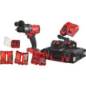 Ударная дрель-шуруповерт Milwaukee M18 FUEL Promo FPD3100P-502P 4933498240 (с 2-мя АКБ 5 Ач, кейс, набор оснастки)