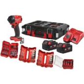 Винтоверт Milwaukee M18 FUEL Promo FID3100P-502P 4933498244 (с 2-мя АКБ, кейс, набор оснастки)