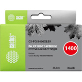 Картридж CACTUS CS-PGI1400XLBK (аналог Canon PGI-1400XL BK)