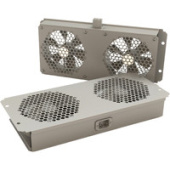 Блок вентиляторов для серверного шкафа Hyperline TFAB-T2FR-RAL7035