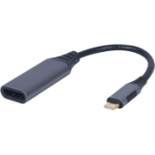 Адаптер Cablexpert A-USB3C-DPF-01 USB Type-C - DisplayPort (0.15 м, фиолетовый)