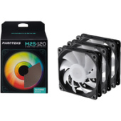 Набор вентиляторов Phanteks M25-120 D-RGB PH-F120M25_DRGB_PWM_BK01_3P