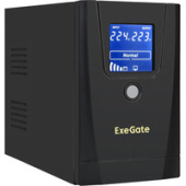 Источник бесперебойного питания ExeGate SpecialPro Smart LLB-1000.LCD.AVR.1SH.2C13.RJ.USB EX292788RUS