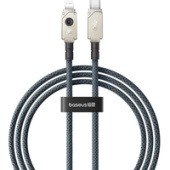 Кабель Baseus Unbreakable Series USB Type-C - Lightning (1 м, белый)