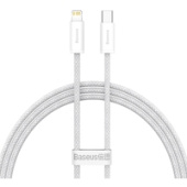 Кабель Baseus Lightning - USB Type-C CALD000002 (1 м, белый)