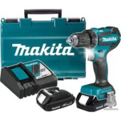 Дрель-шуруповерт Makita DDF485SYE (с 2-мя АКБ, кейс)