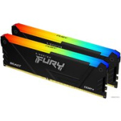 Оперативная память Kingston FURY Beast RGB 2x32ГБ DDR4 3600 МГц KF436C18BB2AK2/64