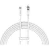 Кабель Baseus Explorer Series Fast Charging Cable with Smart Temperature Control 20W USB Type-C - Lightning (2 м, белый)