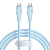 Кабель Baseus Pudding Series USB Type-C - USB Type-C (1.2 м, голубой)