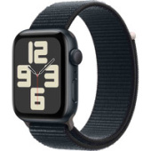 Умные часы Apple Watch SE 2 44 мм (алюминиевый корпус, полуночный/полуночный, нейлоновый ремешок)