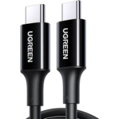 Кабель Ugreen US300 80371 USB Type-C - USB Type-C (1 м, черный)