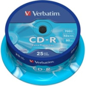 CD-R диск Verbatim 700Mb 52x 43432 (25 шт.)