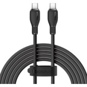 Кабель Baseus Pudding Series Fast Charging Cable 100W USB Type-C - USB Type-C (2 м, черный)