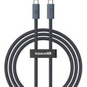 Кабель Baseus Flash Series 2 USB4 Full Featured Data Cable 240W USB Type-C - USB Type-C (1 м, черный)