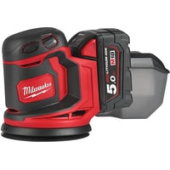 Эксцентриковая шлифмашина Milwaukee M18 BOS125-502B 4933464229 (с 2-мя АКБ, сумка)