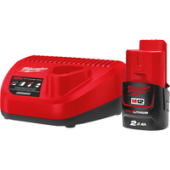 Аккумулятор с зарядным устройством Milwaukee M12 M12NRG-201 4933451900 (12В/2 Ач + 12В)