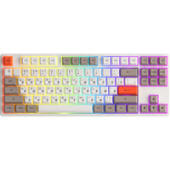 Клавиатура Akko 5087S White (Akko Cream Yellow V3)