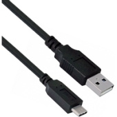 Кабель ExeGate EX272345RUS USB Type-A - USB Type-C (0.5 м, черный)