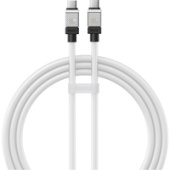 Кабель Baseus CoolPlay Series USB Type-C - USB Type-C (1 м, белый)