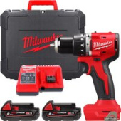 Ударная дрель-шуруповерт Milwaukee M18 M18BLPDRC-202C 4933492822 (с 2-мя АКБ 2 Ач, кейс)