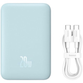 Внешний аккумулятор Baseus Magnetic Mini Wireless Fast Charge Power Bank 10000mAh 20W (голубой)