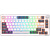 Клавиатура Royal Kludge RK-H81 RGB White Night (RK Blue)