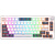 Клавиатура Royal Kludge RK-H81 RGB White Night (RK Brown)