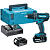 Ударная дрель-шуруповерт Makita DHP482RTJ (с 2-мя АКБ, кейс)