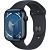 Умные часы Apple Watch Series 9 45 мм (алюминиевый корпус, полуночный/полуночный, спортивный силиконовый ремешок M/L)