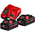 Аккумулятор с зарядным устройством Milwaukee M18 HNRG-302 (18В/3.0 Ah + 12-18В)