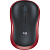 Мышь Logitech M186 (черный/красный)