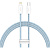 Кабель Baseus Lightning - USB Type-C CALD000003 (1 м, голубой)