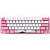 Клавиатура Akko ACR 59 Acrylic Tokyo (Akko CS Jelly Pink)