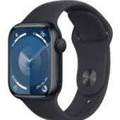 Умные часы Apple Watch Series 9 41 мм (алюминиевый корпус, полуночный/полуночный, спортивный силиконовый ремешок M/L)