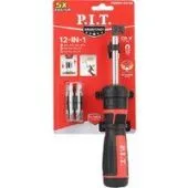 Набор отвертка с битами P.I.T. Advance HSDR04-0012B (13 предметов)