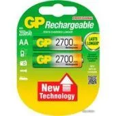 Аккумулятор GP AA 2550mAh 2 шт. (270AAHC)