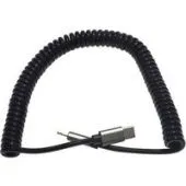 Кабель KS-IS KS-495B-1 USB Type-C - Lightning (1 м, черный)